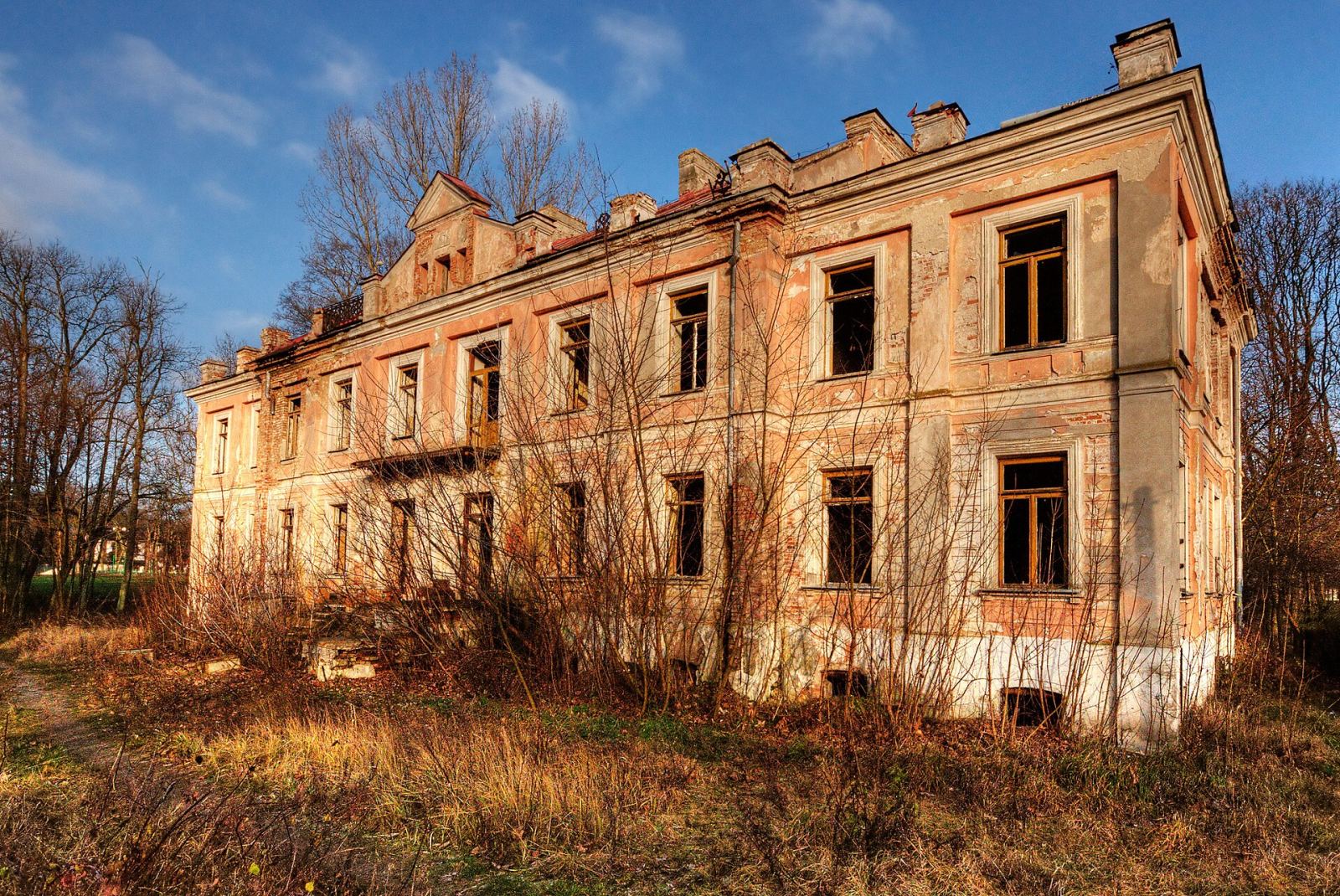 Pałac, ob. szkoła, Nowy Duninów