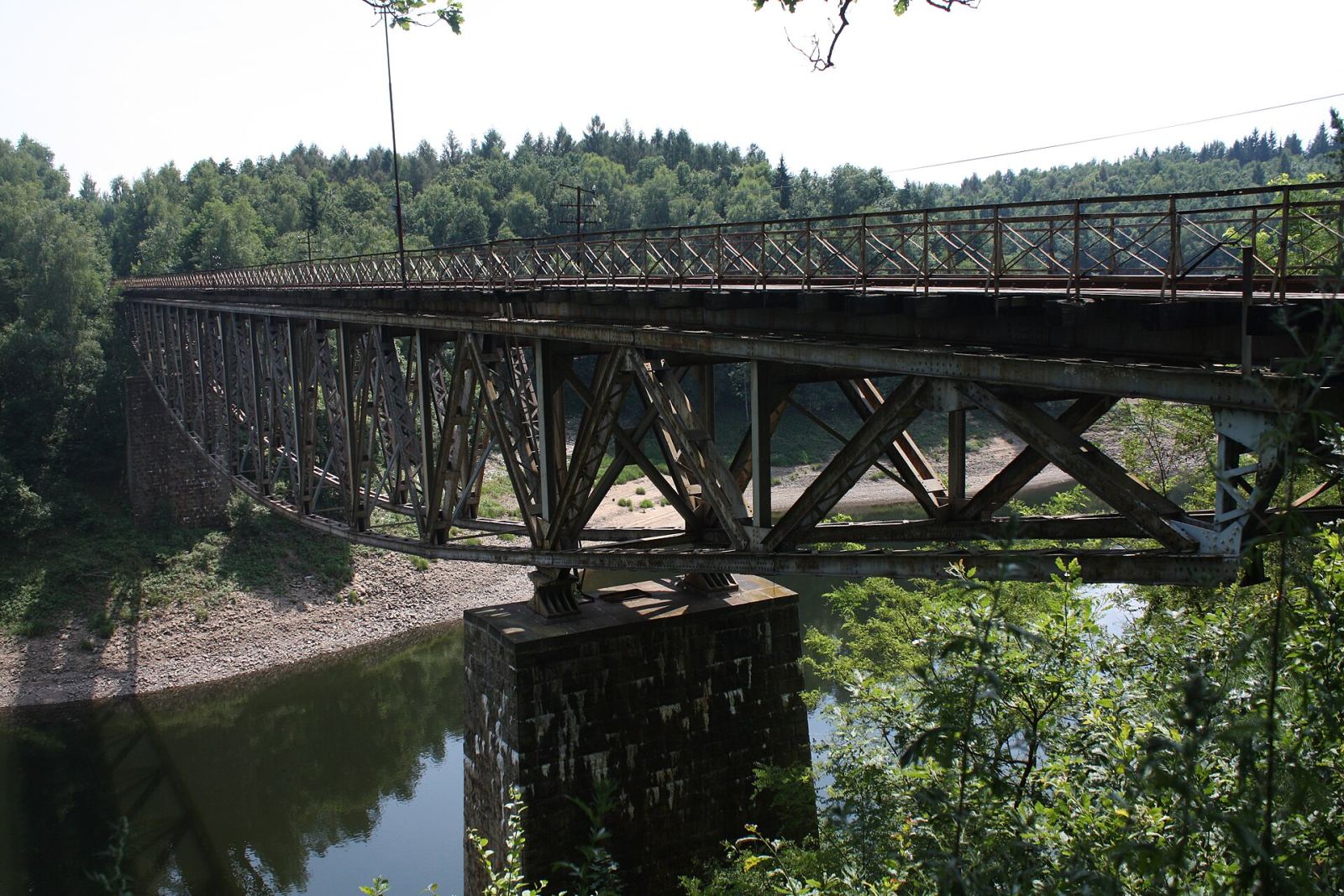 Most kolejowy nad J. Pilchowickim, Pilchowice