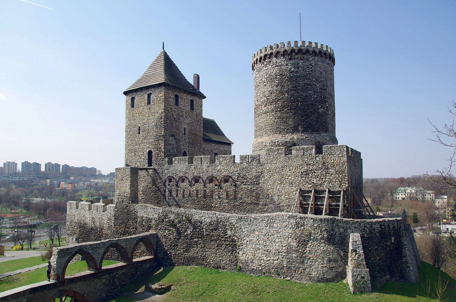 Ruiny zamku dolnego, Będzin