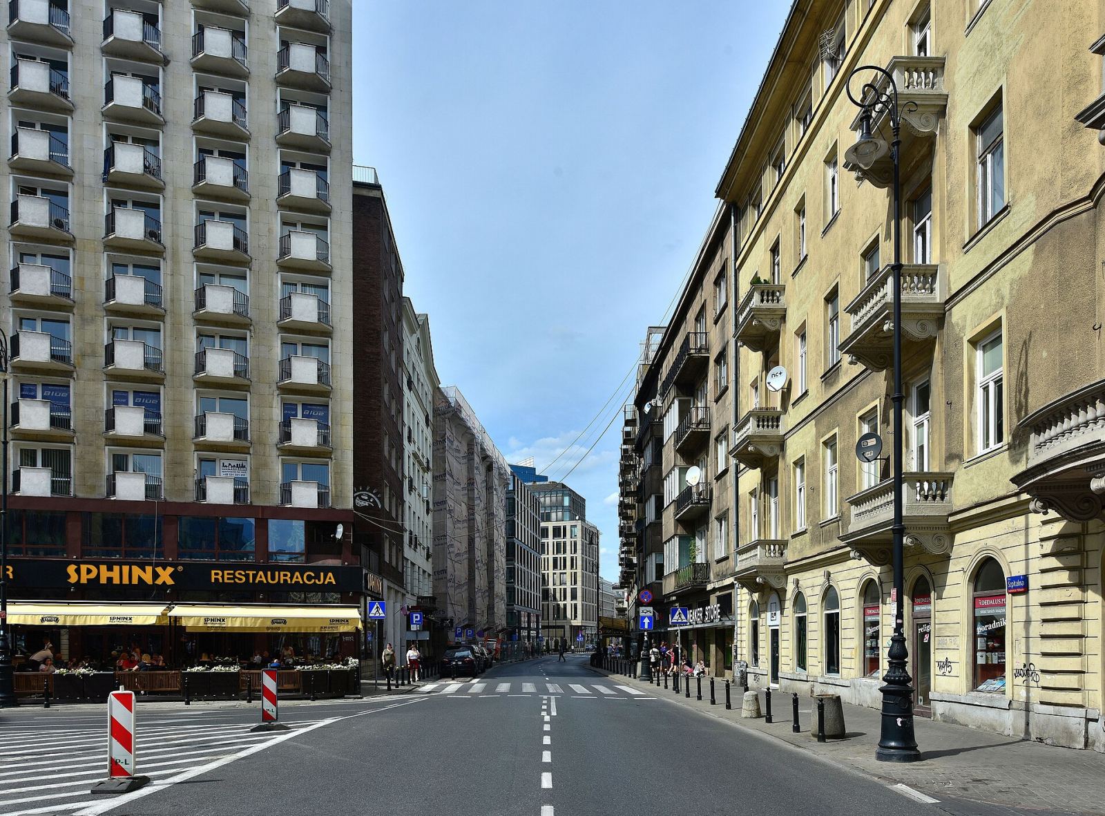 Założenie urbanistyczne ulicy Szpitalnej, Warszawa