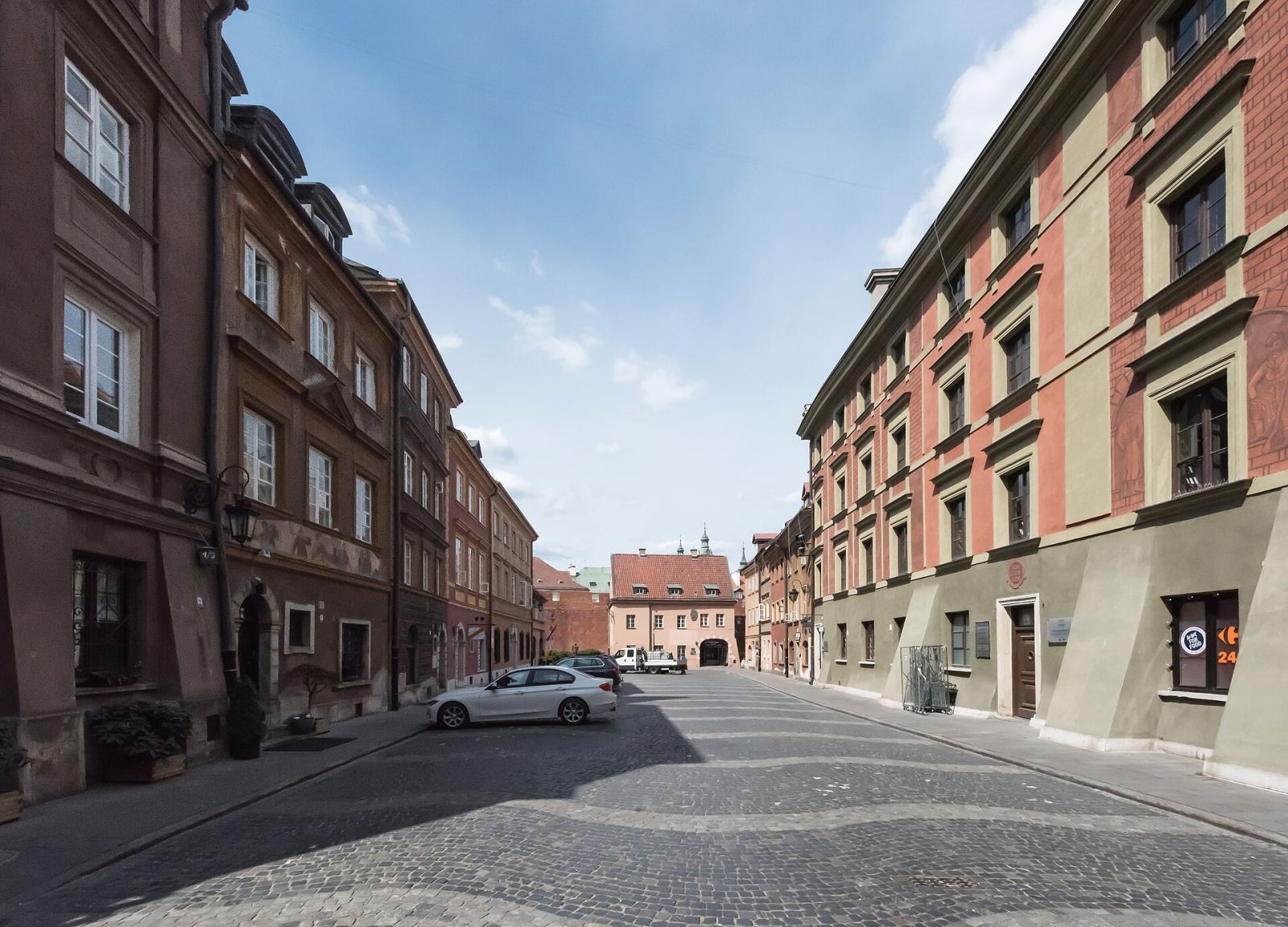 Założenie urbanistyczne ulicy Szeroki Dunaj, Warszawa
