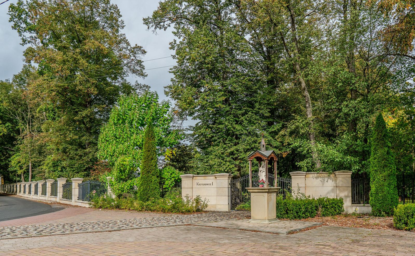 Park dworski, Krzyszkowice