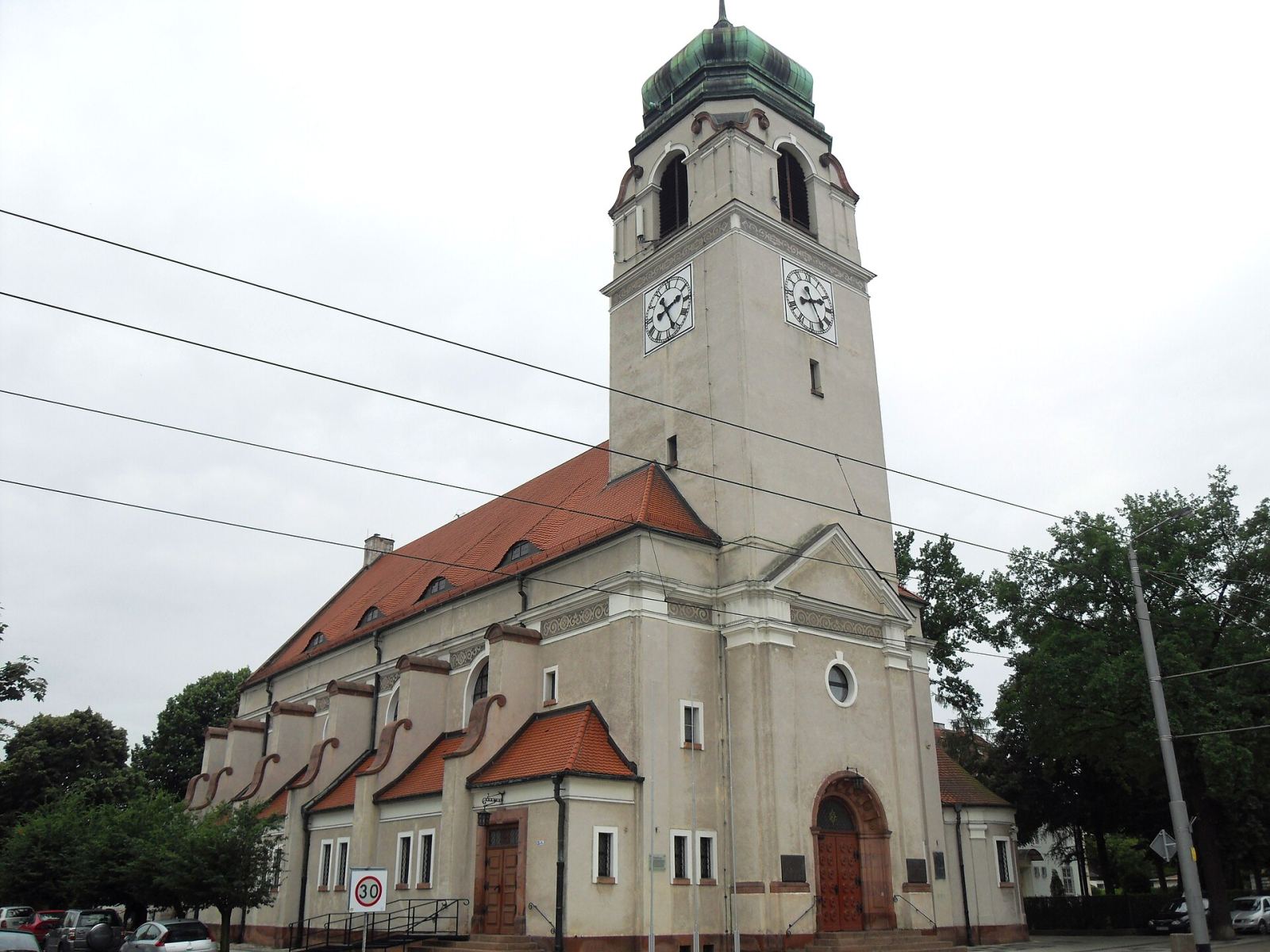 Kościół ewangelicki, ob. parafialny rzymskokatolicki pw. św. Andrzeja Boboli, Gdańsk