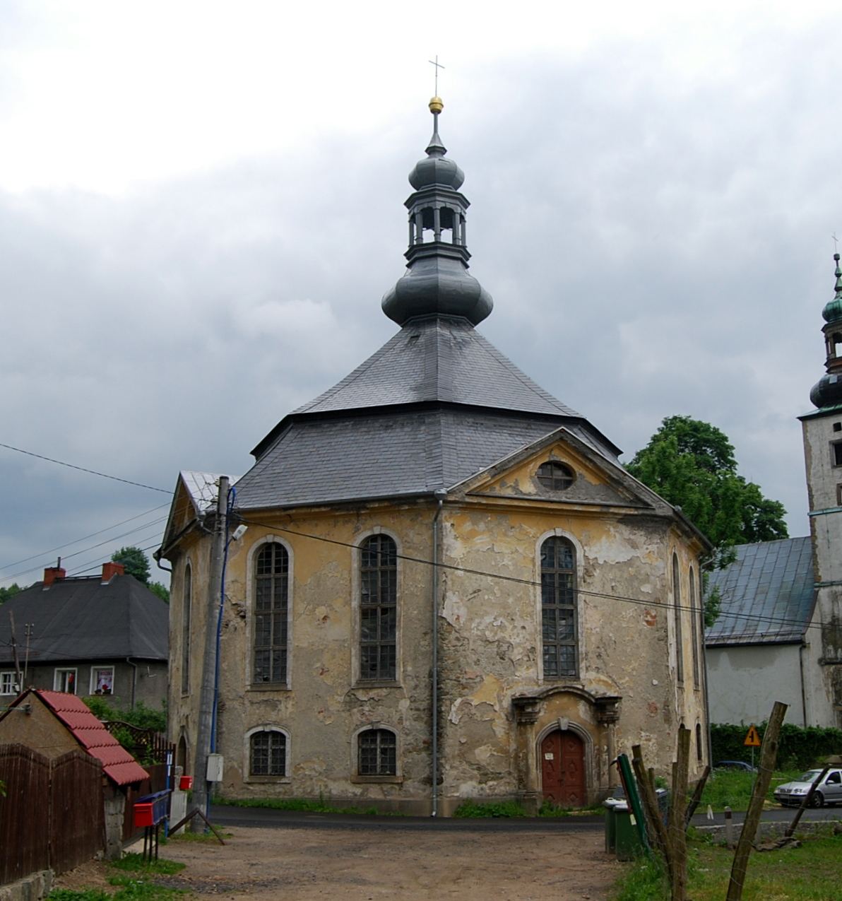Kościół ewangelicki, ob. rzymskokatolicki filialny pw. św. Józefa, Komarno