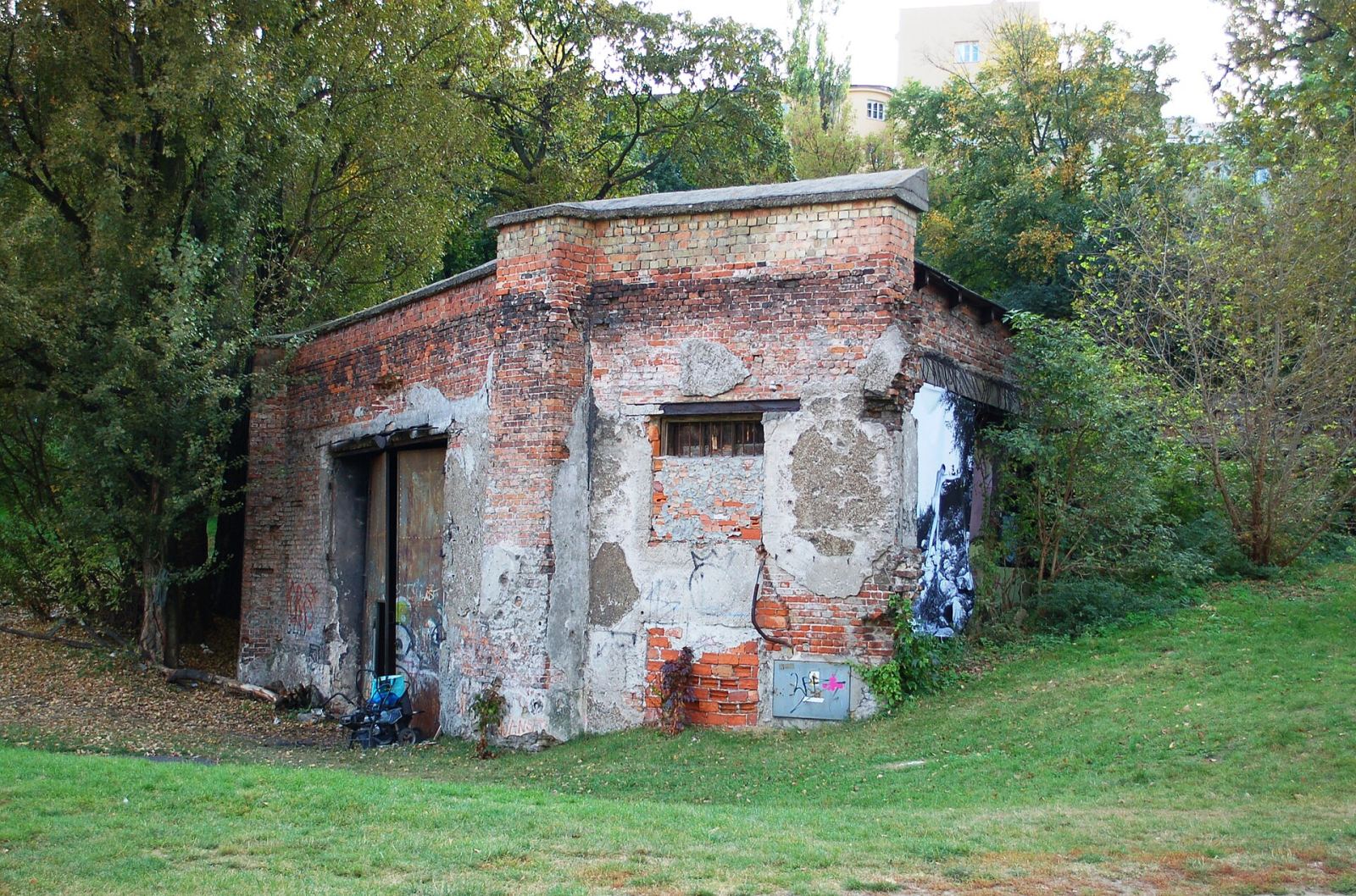 Część budynku d. rotundy z Panoramą Tatr, ob. dom, Warszawa