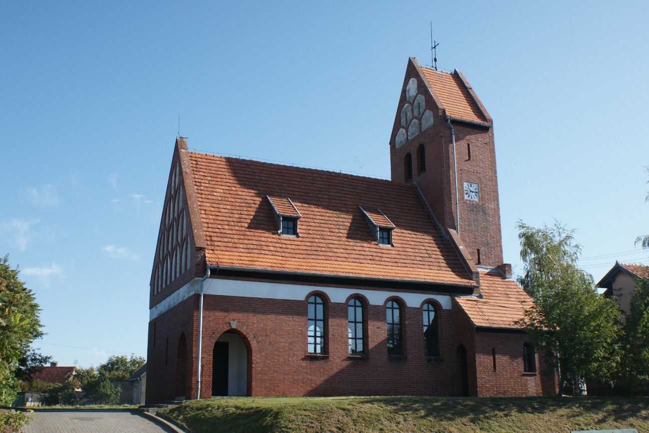 Kościół ewangelicki, ob. rzymskokatolicki, Krzywiń