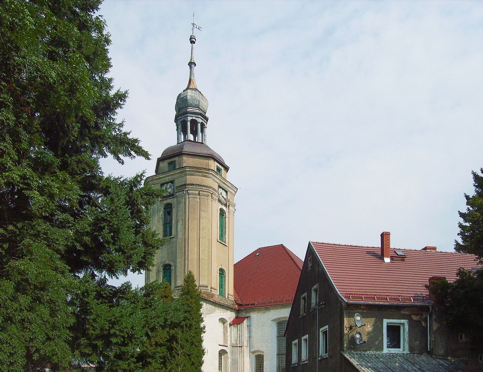Kościół ewangelicki, ob. rzymskokatolicki pomocniczy pw. Chrystusa Króla, Leśna
