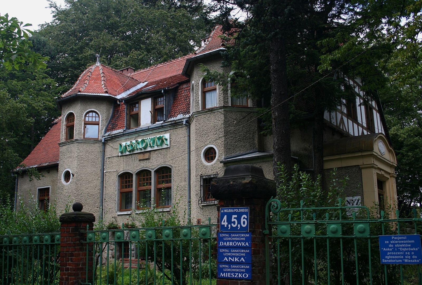 Willa, ob. sanatorium Dąbrówka, Szczawno-Zdrój