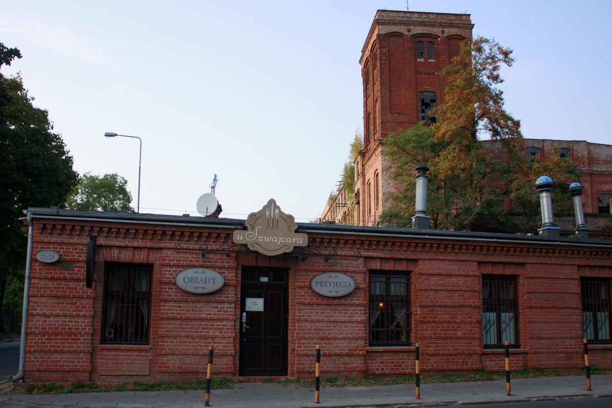 Dom szwajcara, ob. stróżówka, Łódź
