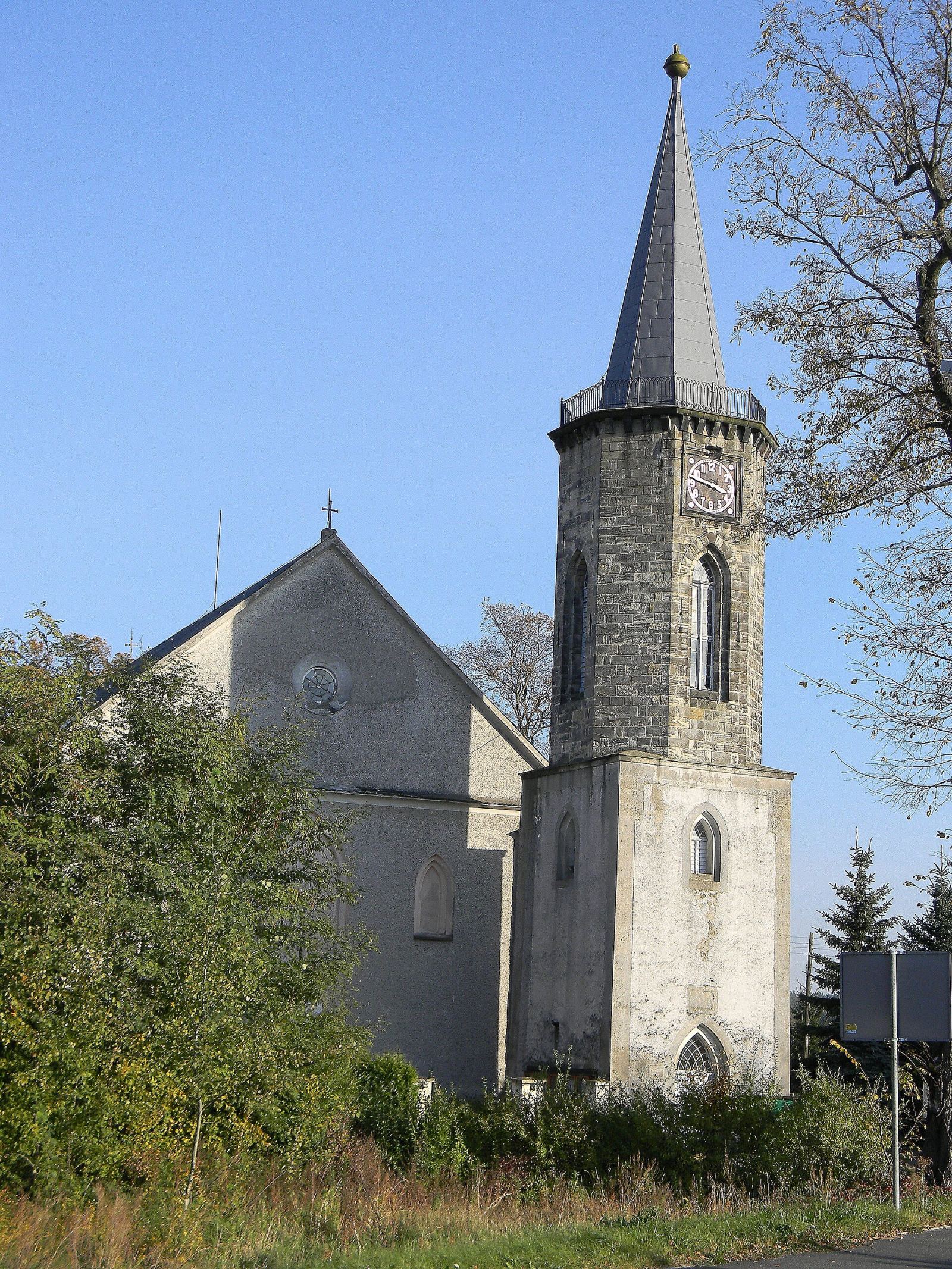 Kościół ewangelicki, ob. rzymskokatolicki parafialny pw. Stygmatów św. Franciszka z Asyżu, Tomisław