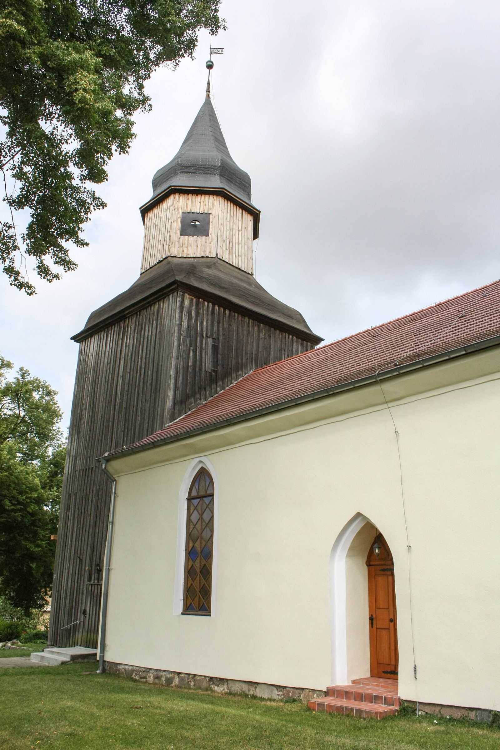 Kościół ewangelicki, ob. rzymskokatolicki pw. św. Barbary, Gudowo