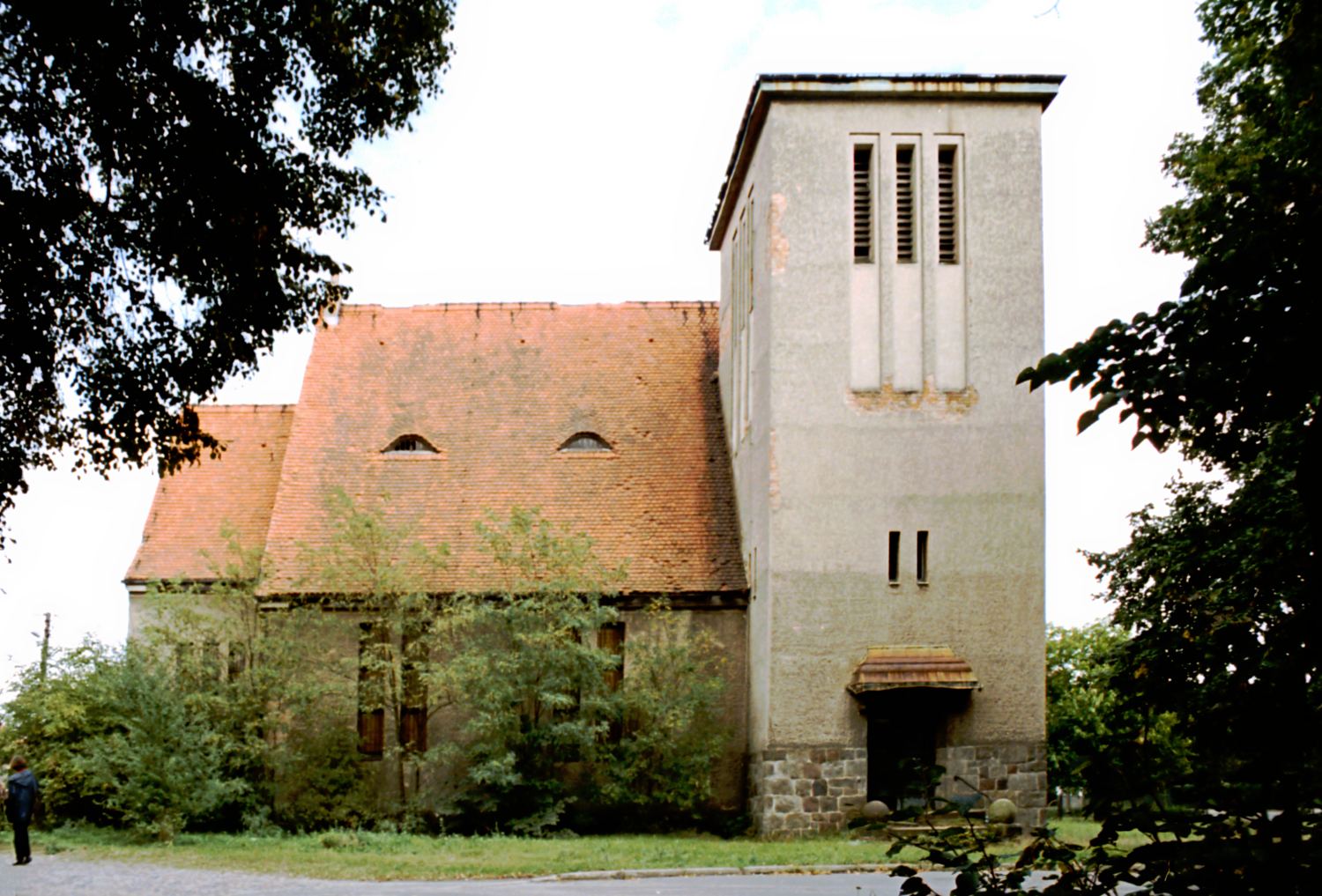 Kościół ewangelicki, ob. magazyn, Kaszczor