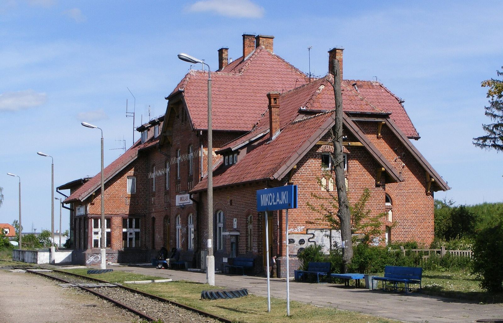 Dworzec kolejowy, Mikołajki