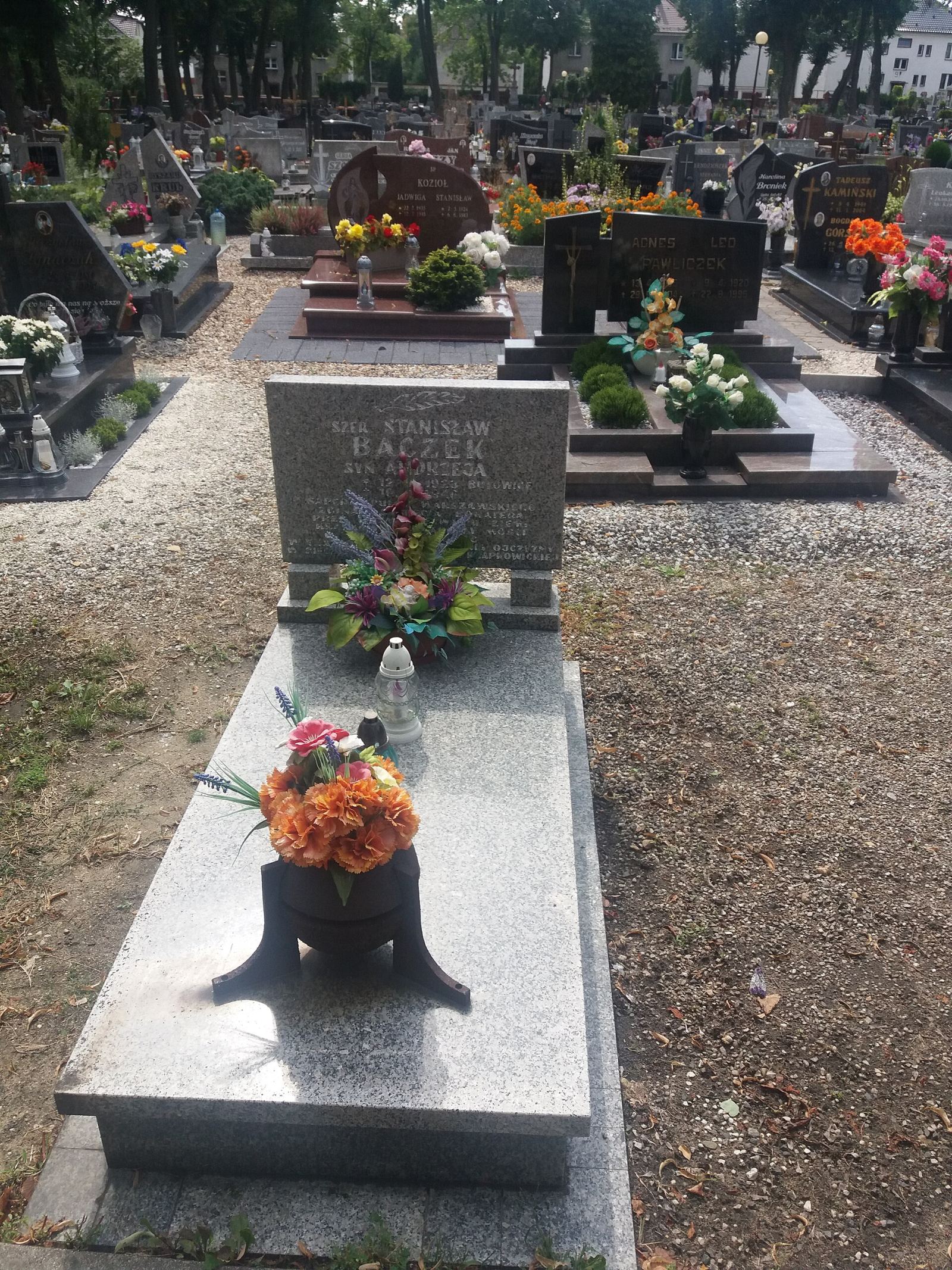 Grób sapera Stanisława Bączka, Krapkowice