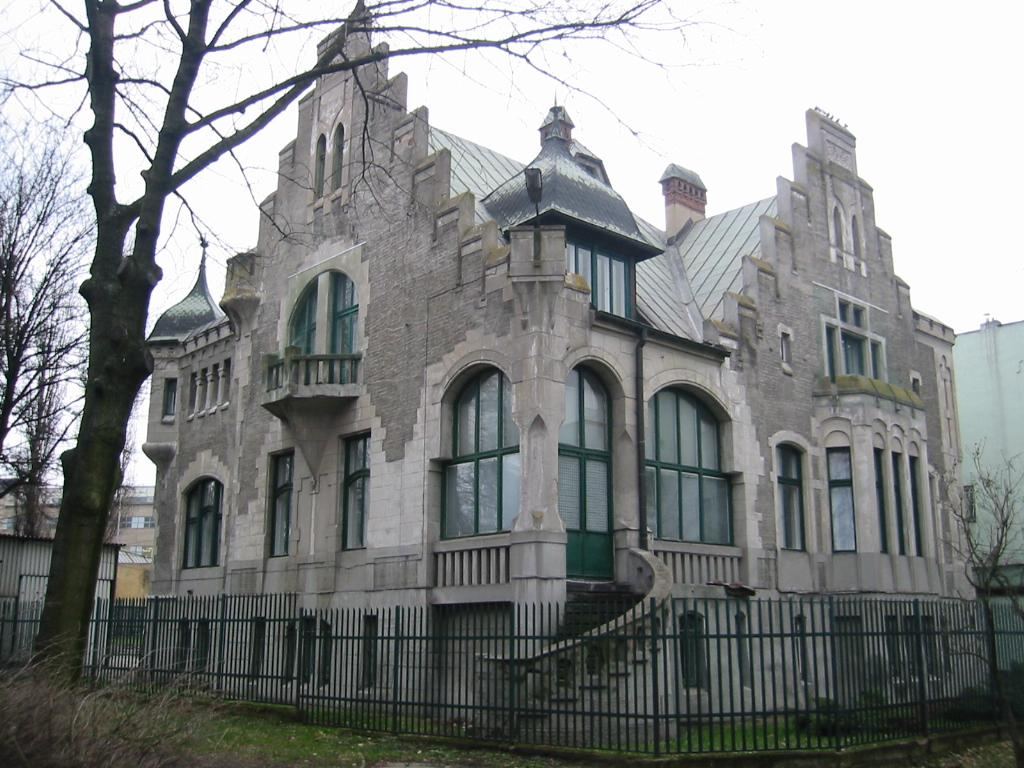 Willa Hüfferów, Łódź