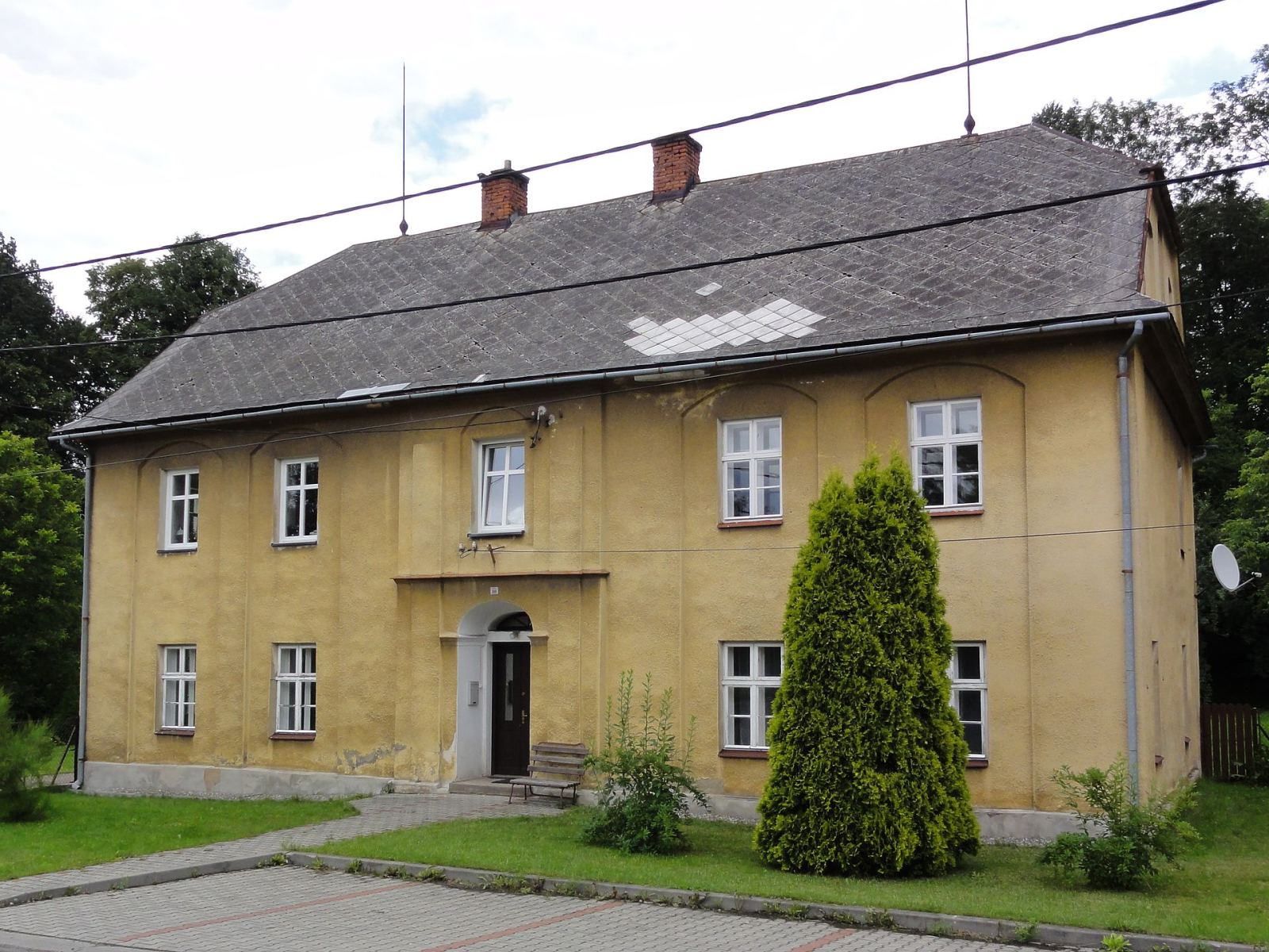 Szkoła, ob. dom parafii ewangelickiej, Jasienica