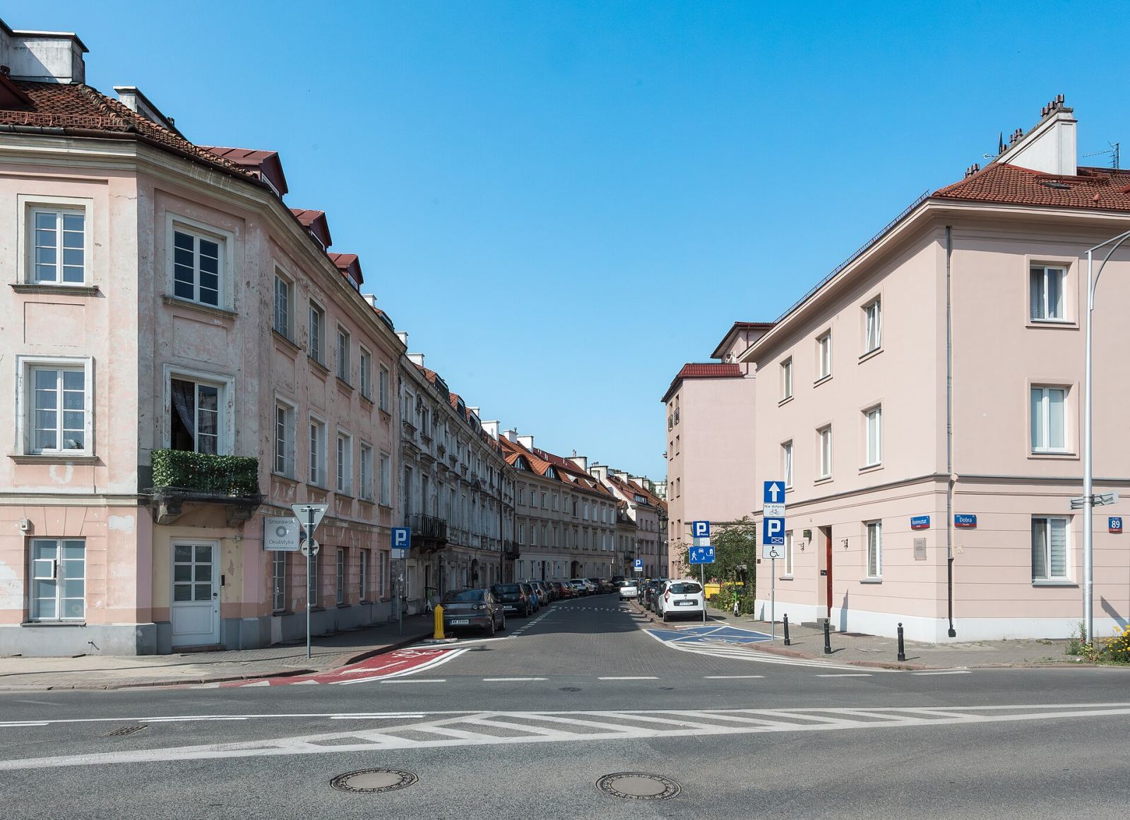 Założenie urbanistyczne ulicy Mariensztat, Warszawa