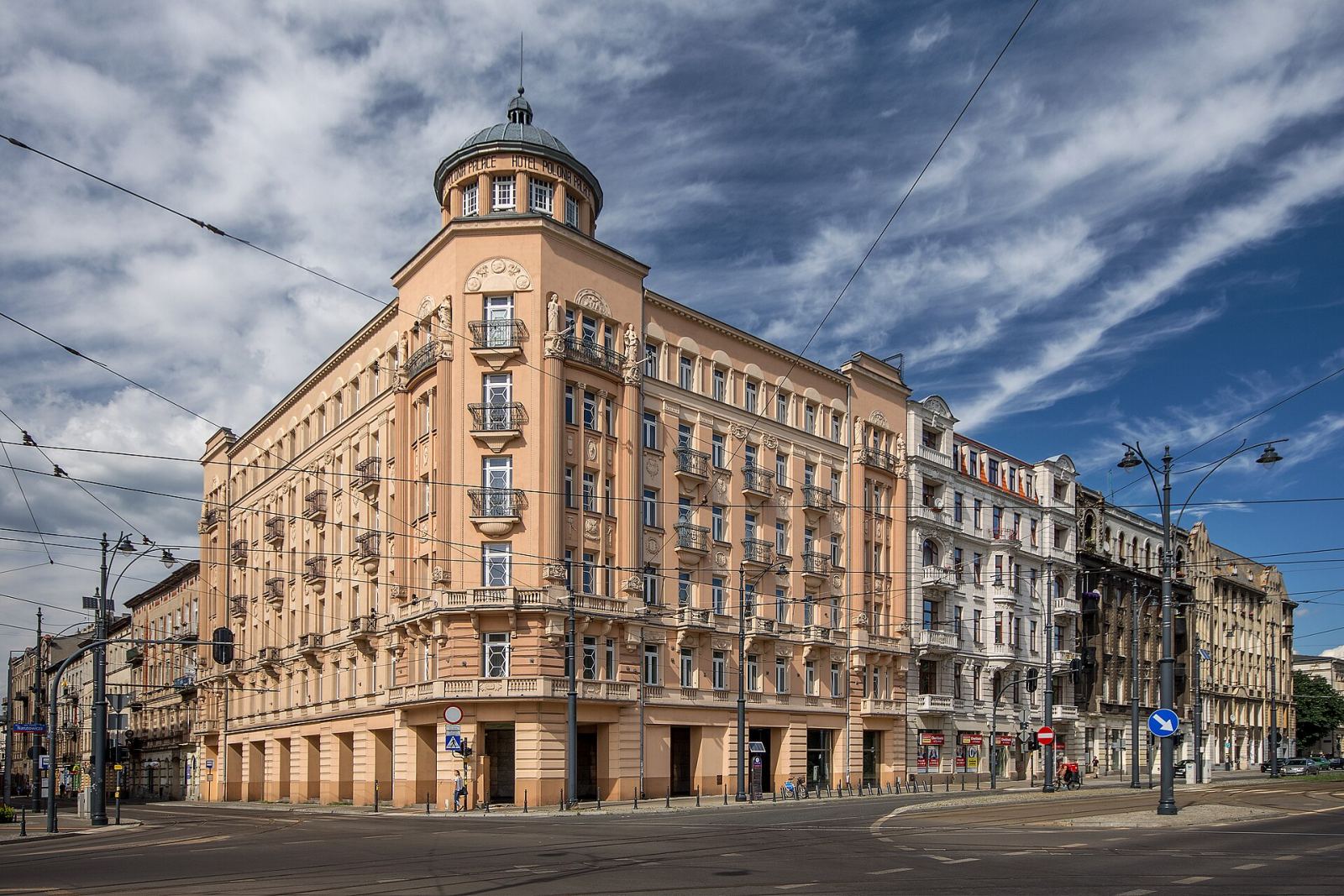 Hotel Polonia, d. Palast, Łódź