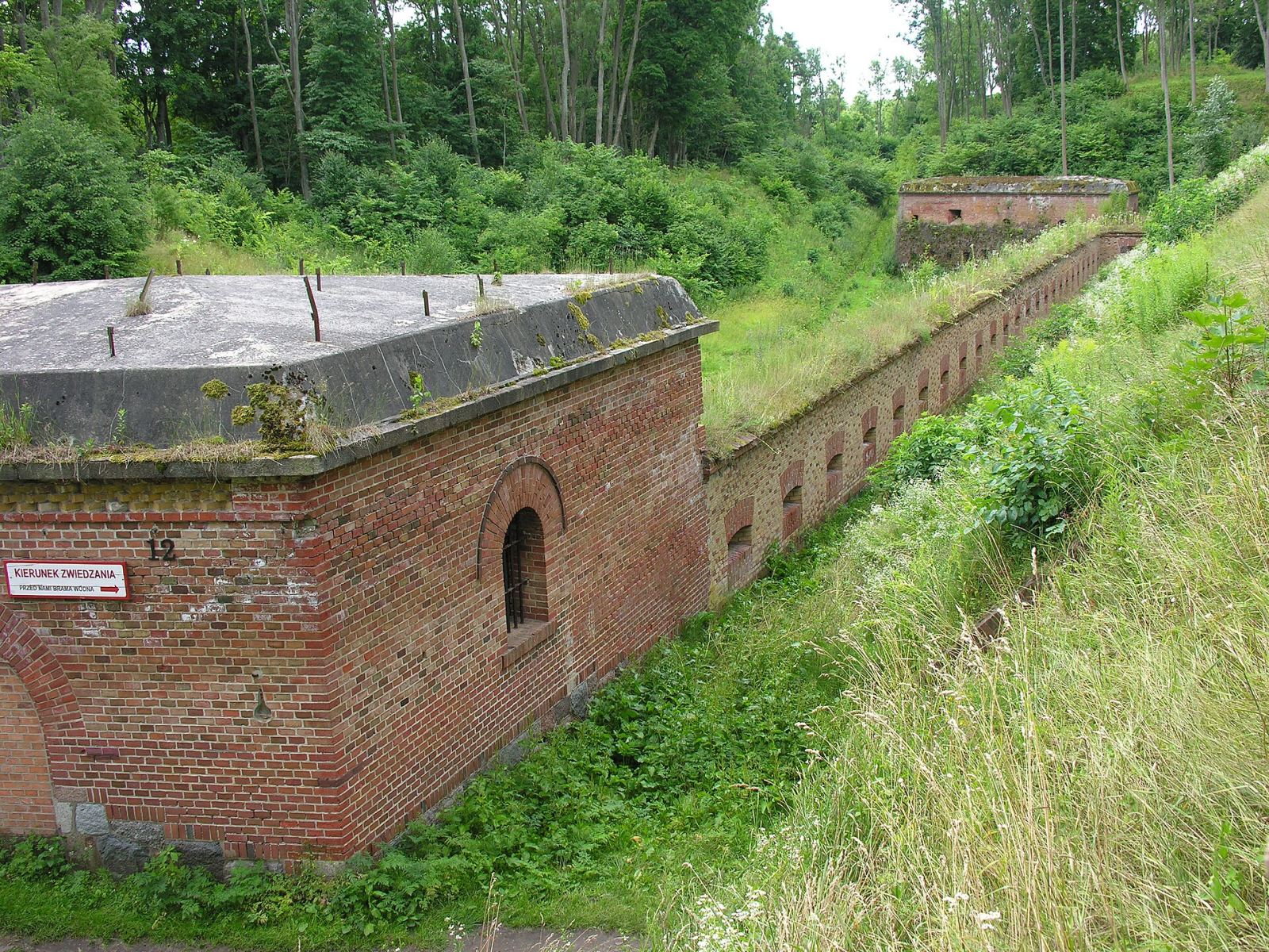 22 dzieła obronne (kojce, kaponiery, raweliny), Giżycko