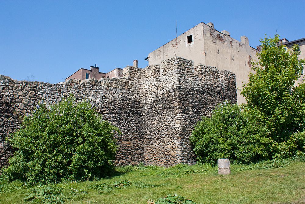 Mury obronne, Będzin