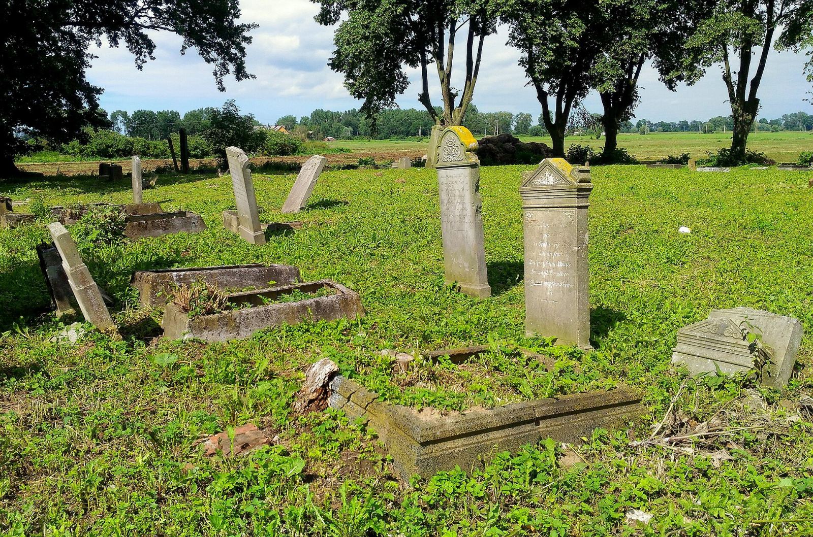Cmentarz mennonicki, Różewo