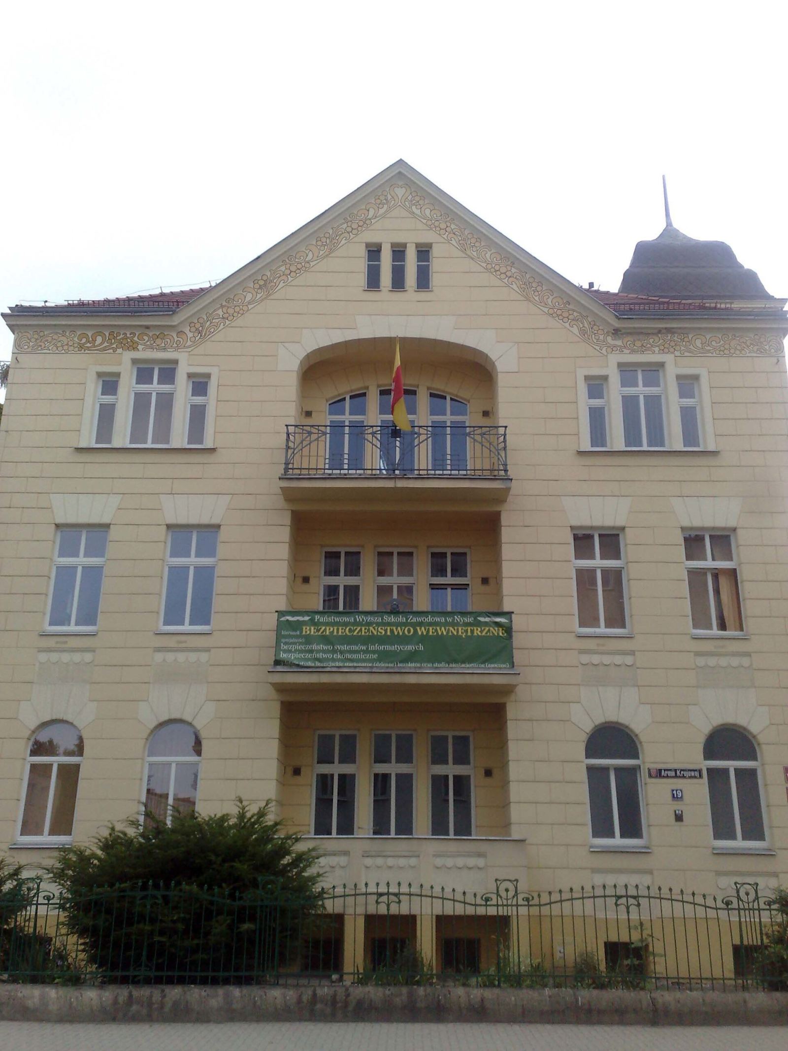 Dom, ob. Collegium Philologicum Wyższej Szkoły Zawodowej, Nysa